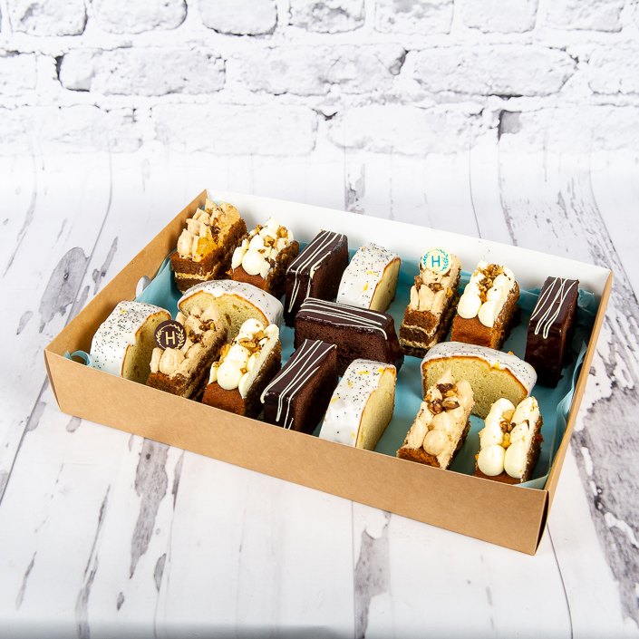 A box of mini squares