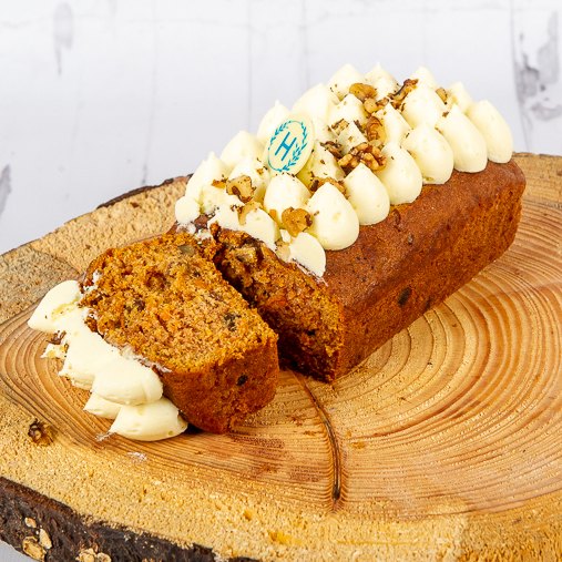 A carrot cake loaf